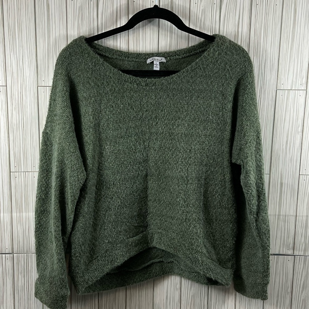 White Birch Long Sleeve Crew Sweater - Picture 1 of 4
